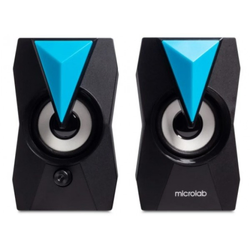 MICROLAB Stereo zvučnici B-22 RGB USB pwr, 3.5 mm crni