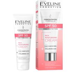 EVELINE - CONCENTRATED FORMULA RICH MOISTURIZING CREAM SPF 50 30ml