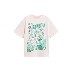 Next Majica turkizna/zelena/rosé