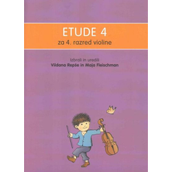 REPŠE/FLEISCHMAN:ETUDE ZA VIOLINO 4 ZA 4.RAZRED VIOLINE