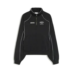 Bershka Majica črna/off-bela
