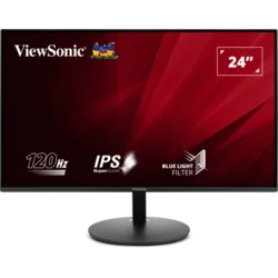 ViewSonic Monitor 24, VA24E1-H, 1920x1080, Full HD, IPS, 5ms, 120Hz, VGA, HDMI, Frameless