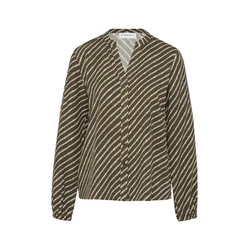 COMMA Bluza oliva/bela