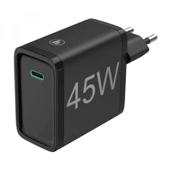 HAMA kućni punjač 45W bez kabla CRNI