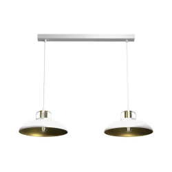 Brilagi - LED Luster na sajli FLAMENGO 2xE27/60W/230V bela