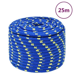 Vidaxl vidaXL Jadralna vrv, modra, 14 mm, 25 m, polipropilen