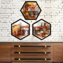 Wallity Uokvirena slika 6GEN739130269, 35x35 cm, 3 dijela