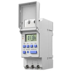 Qoltec Elektronski časovni programator Timer na DIN šino, 7-dnevni
