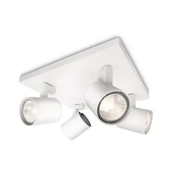 Philips - LED RGBW prigušiva ugradna spot svetiljka RUNNER 4xGU10/6,5W/230V bela