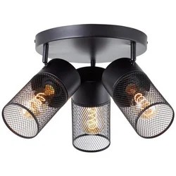 Brilliant - spot svetiljka KAMOLO 3xE27/40W/230V crna