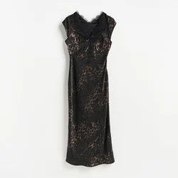 Reserved - Maxi haljina sa leopard motivom