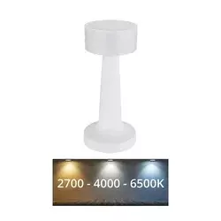 Globo 58447W - LED prigušiva dodirna stona lampa ANGELIKA LED/1W/3,7V bela