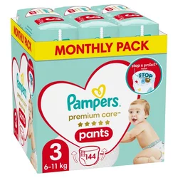 NEW PAMPERS Premium PANTS MTH pleničke velikosti 5 (12-17kg) 102ks