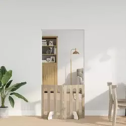 Preklopna ogradica za kućne ljubimce 2 pcs Sonoma hrast