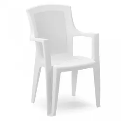Baštenska stolica plastična Eden, bela