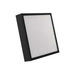 LED plafonsko svetlo LED/21W/230V 3000/3500/4000K 22,5x22,5 cm crna