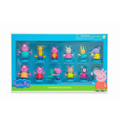 Peppa Pig: 12 figura s pečatom - Deluxe Box