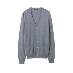 GOBI Cashmere Pletena jopa siv denim