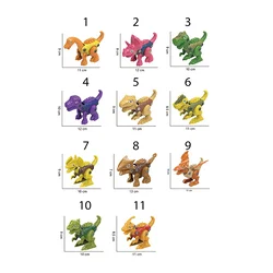 Dinosauri za sastavljanje u kavezu Model 07
