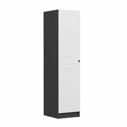 Hanah Home Garderober Minar Kale-8708, 45x190x52 cm, Crno-beli