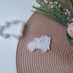 KREATIVNI SLATKIŠI Modla za kolače i ukrase Kamion, 5 cm, Bela