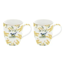 2-piece porcelain mug set, 350ml, Mimosa - Nuova R2S