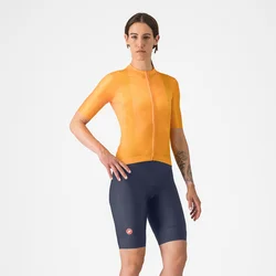 Castelli Hlače Prima 2DT Bibshort - Modra, S