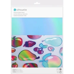 Silhouette Printable Sticker Sheets - Iridescent