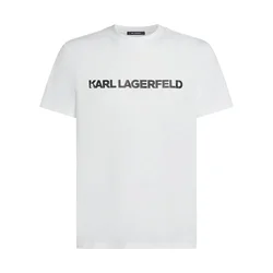 Karl Lagerfeld Majica črna/bela