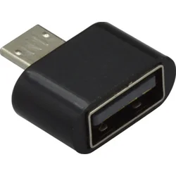 OTG adapter USB/MicroUSB Črni