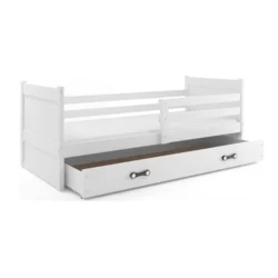 Interbeds Dečiji krevet Rico 200x90cm, Sa fiokom, Beli