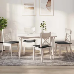 Jastučići za sjedenje 4 pcs Tamno siva 40 x 40 x 3 cm