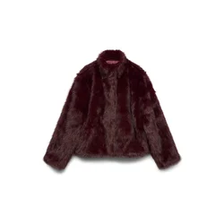 VERO MODA Zimska jakna VMMONROE vinsko rdeča