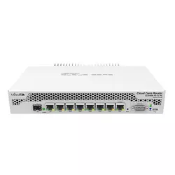 MikroTik CCR1009-7G-1C-PC Cloud Core Router 7 x GbE RJ45 + SFP slot + USB, CPU 9 cores x 1GHz, 1GB RAM, touchscreen LCD, VPN-BGP-MPLS-3G ruter/ firewall/ bandwith manager, pasivno