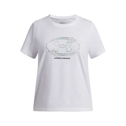 UNDER ARMOUR Funkcionalna majica meta/črna/bela