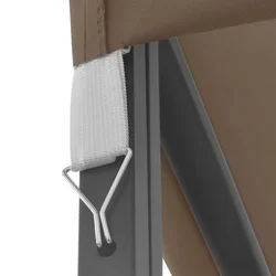 Vidaxl Paviljon 3x3 m taupe