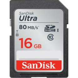 SANDISK SD memorijska kartica ULTRA SDHC CARD CLASS 10, 16GB SDSDUNC-016G-GN6IN