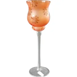 shumee Visok oranžen svečnik