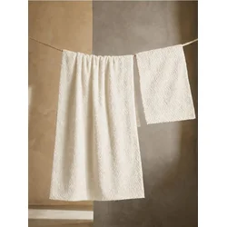 Sinsay - Set peškira sa reljefnim dezenom 2 pack - nude