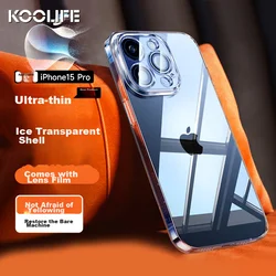 Kulefeng Maska za mobilni telefon iPhone 15 Pro, Providna