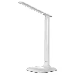 LED Desk Lamp White 7W (Foldable/Touch/Color Temperature/Dimming/Adapter)