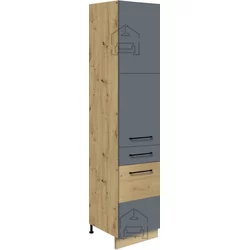 Visoka omara Infinity 19D 40 - siva