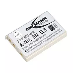 ANSMANN Baterije li-Ion za Nikon kamere EN-EL 5, 3.7 V, 1180 mAh, Crne