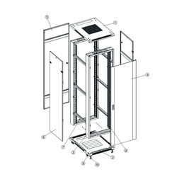 Safewell Rack orman 27U 600x800
