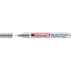 Marker permanentni sjajni lakirajući 1-2mm edding 751 srebrni
