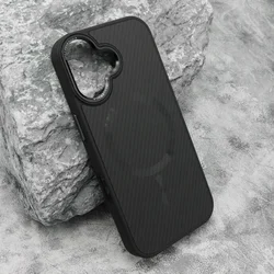 Magsafe za iphone 17 (6.3) crna Futrola carbon (big camera) ( F122747 )