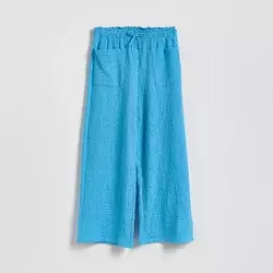 Reserved - Strukturisane pantalone sa vezivanjem