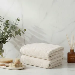 Lessentiel Maison Set peškira za kupanje, 2 komada, Beli