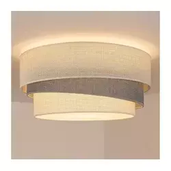 Brilagi - Plafonsko svetlo TRIO 1xE27/60W/230V prečnik 40 cm krem/siva
