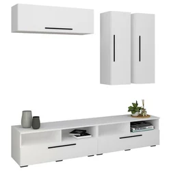 MID.YOU Dnevni Regal Arila, Bela, 5-Delno